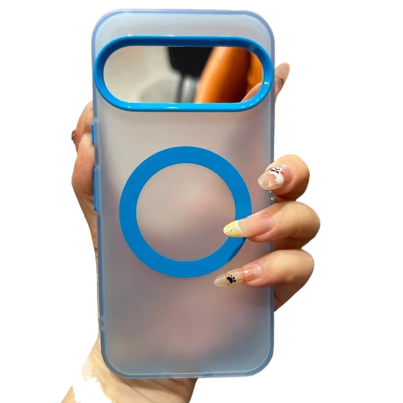 Stoßfeste magnetische Handyhülle in Bonbonfarben mit matter Oberfläche für Google Pixel 10, 9 Pro XL und 8, unterstützt kabelloses Laden - Bild 3