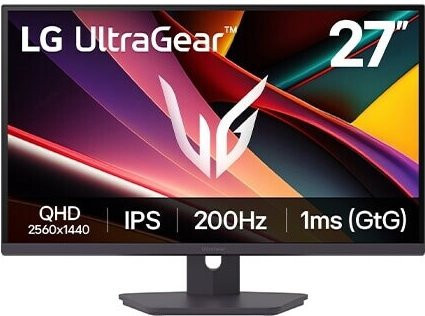 LG UltraGear 27G610A-B Gaming Monitor, 27 Zoll, Schwarz, QHD, IPS, 200 Hz - Bild 2
