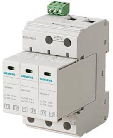 Siemens Überspannungsschutz-Ableiter 5SD7413-3, 50 kA, grau - Bild 1