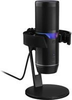 Endorfy Solum 2 Pro Kondensatormikrofon in Schwarz mit USB-C, USB-A und 3,5 mm Klinkenanschluss - Bild 1