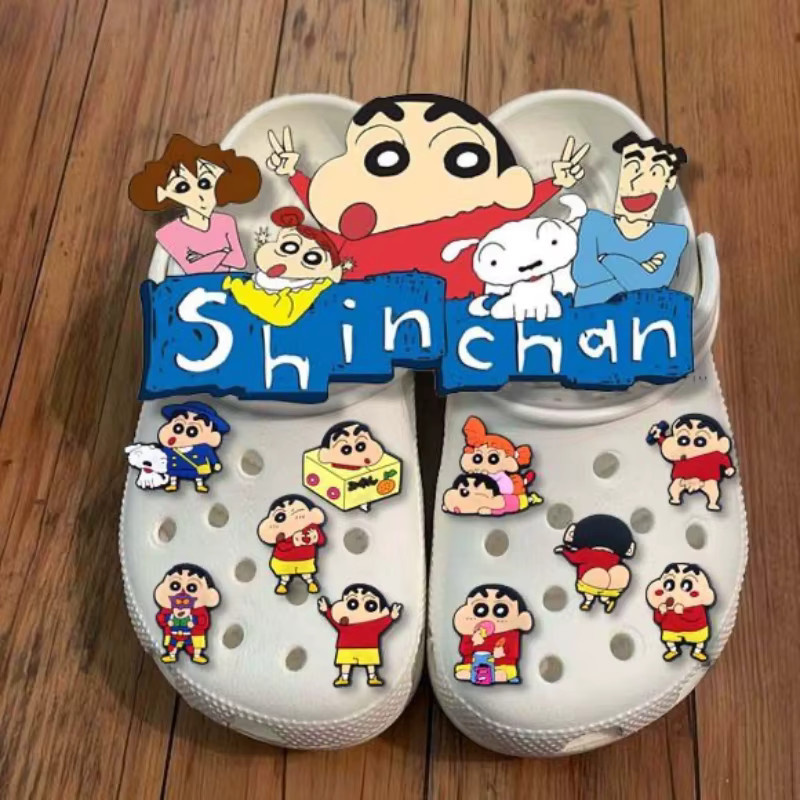 Miniso Clogs Charms, Crayon Shin-Chan, Cartoon - Bild 2