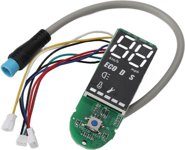 Igeteck Universal Armaturenbrettabdeckung Ersatz Leiterplatte für Elektroroller, Schwarz - Bild 1