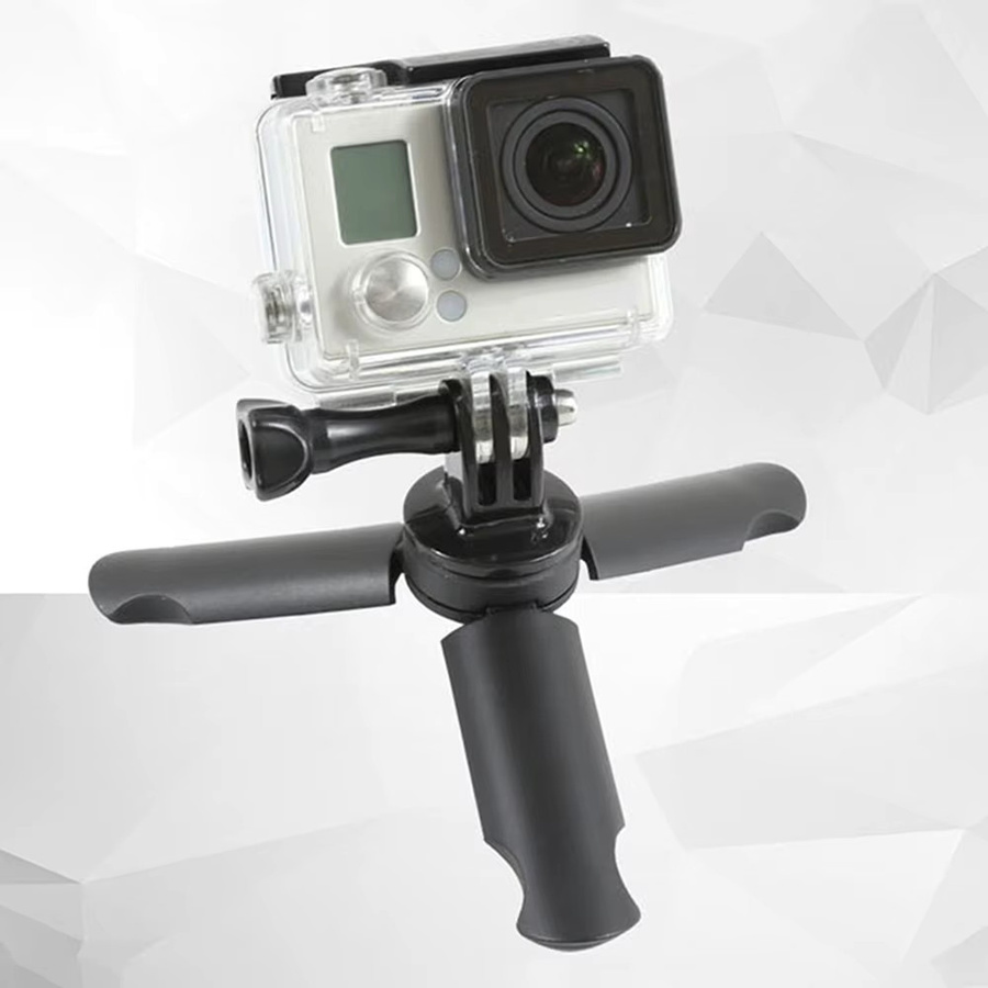 EXSKOF Mini Desktop Stativ in Schwarz für GoPro, DJI Osmo Action und Action-Kameras - Bild 2