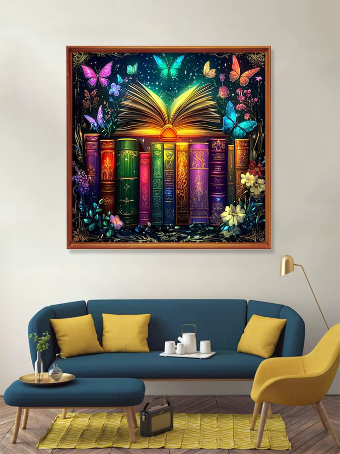 EverShine 5D-Diamant-Malbuch, Schmetterling, Natur, DIY-Mosaik - Bild 3
