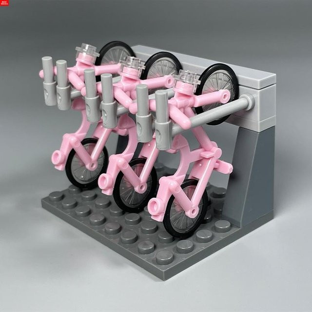 Yiran toy MOC Bausteine Fahrrad, Konstruktionsbausteine, ab 6 Jahren - Bild 1