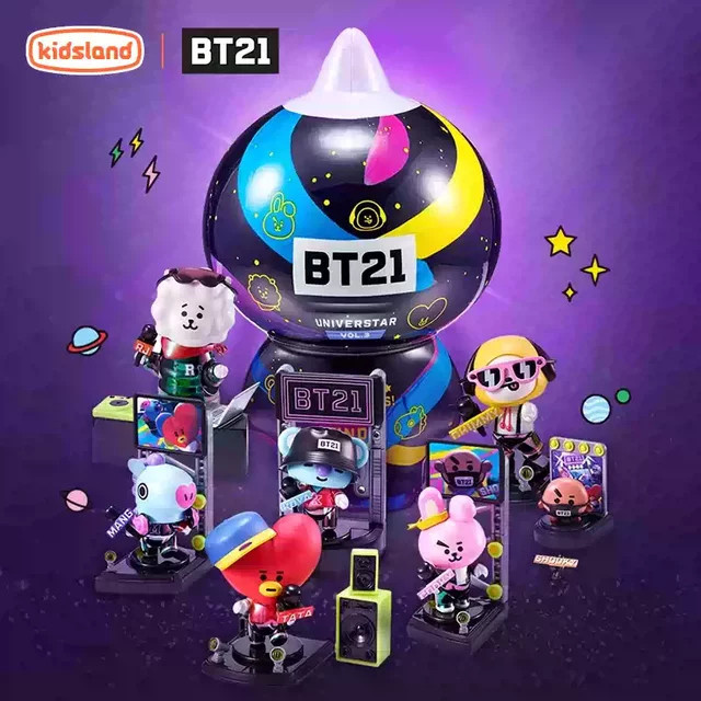 LINE FRIENDS Bt21 Figuren, Modellpuppen, Weltraum - Bild 1
