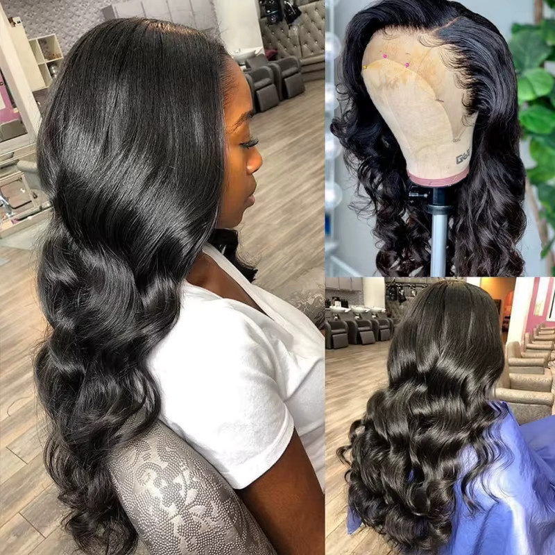 Suri Hair Body Wave Synthetische Lace-Front-Perücke, 150 % Dichte, Damen - Bild 6