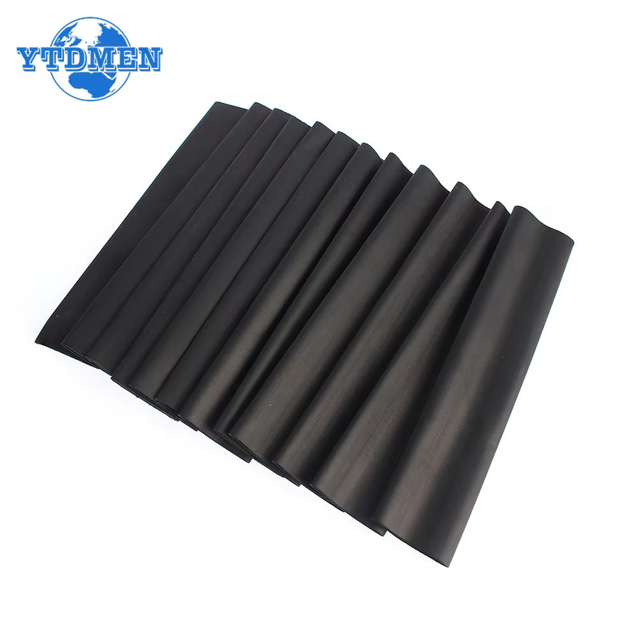 YTDMEN 150-teiliges Schrumpfschlauch-Set in Schwarz, thermobeständiger Isolierschlauch für elektrische Anschlusskabel und Isolierhülsen - Bild 2