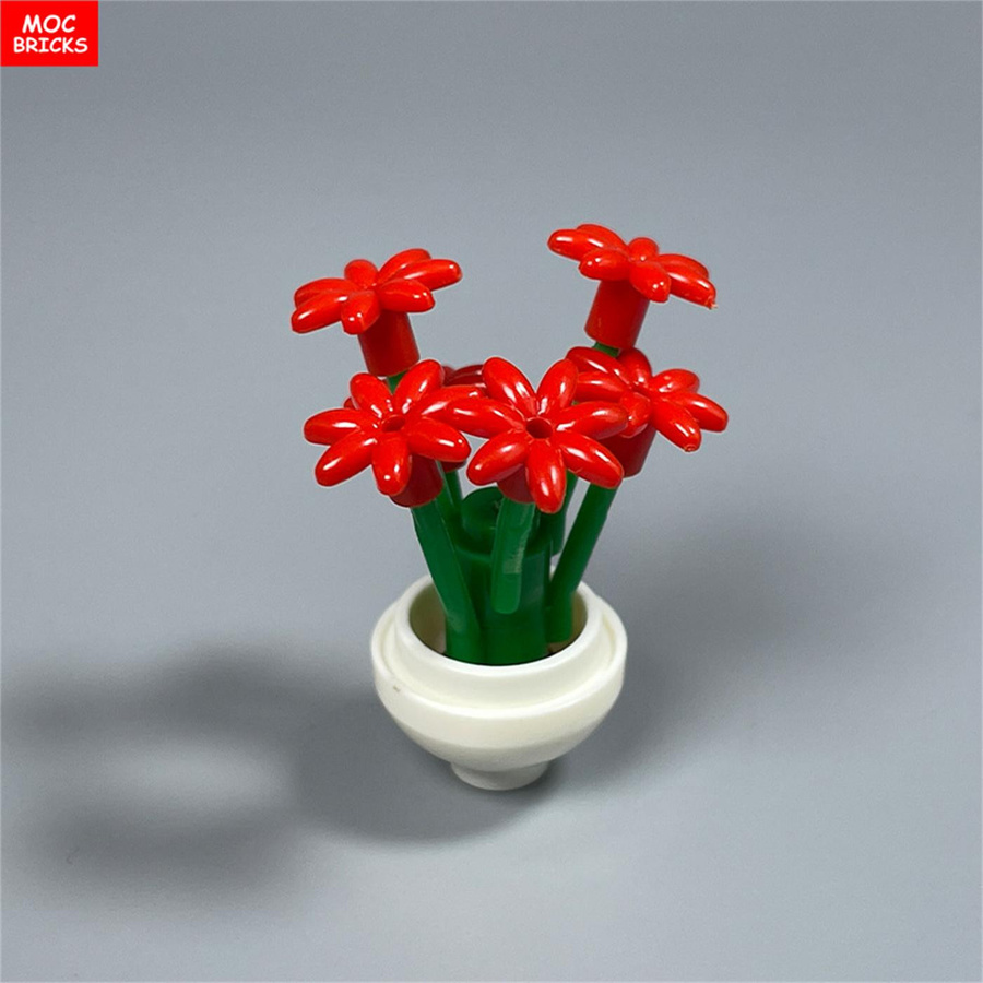Yiran toy Blumentopf Rosenpflanze Stadtgarten Bausteine Set - Bild 1