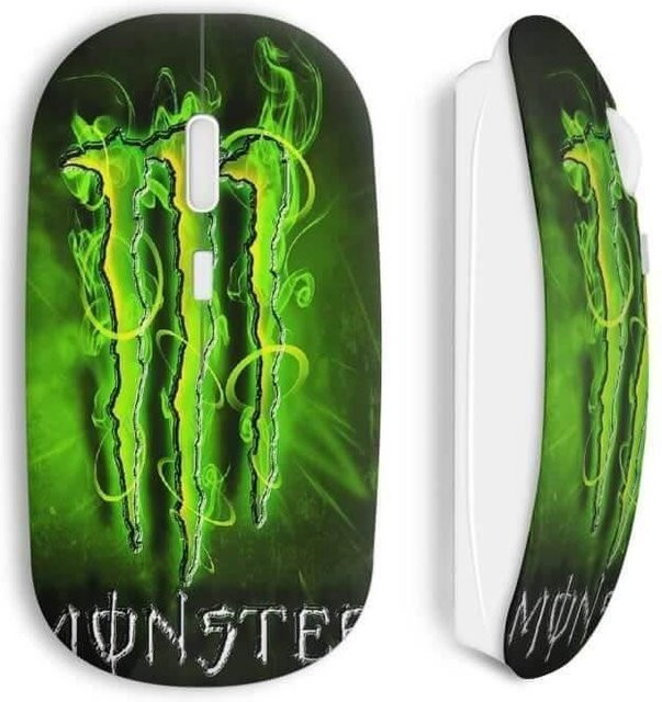 Monster Energy Kabellose PC-Maus in Grün - Bild 1