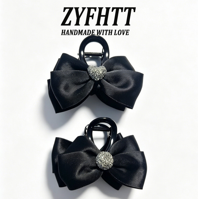 ZYFHTT Haarschleife mit Strass-Haarklammer, Damen - Bild 1