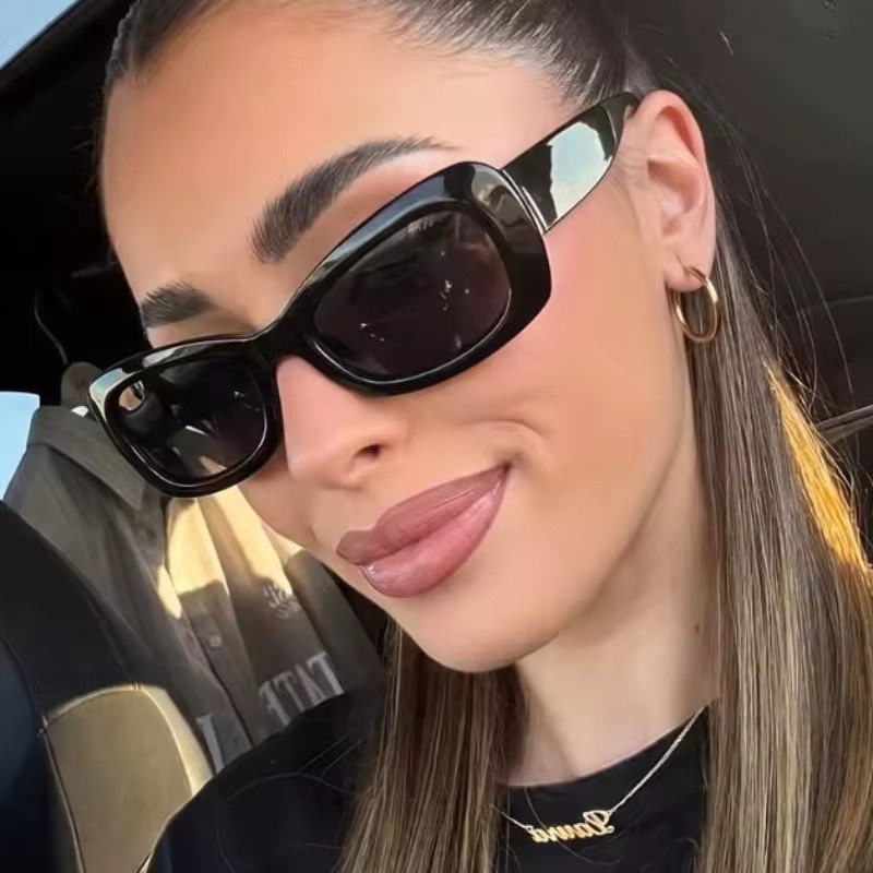 Kunkka coco Sonnenbrille Cat-Eye, Damen, Vollrand, Schwarz, Kunststoff - Bild 2