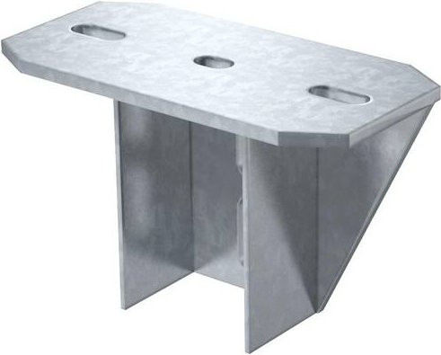 OBO Bettermann Kopfplatte aus Metall in Silber - Bild 1
