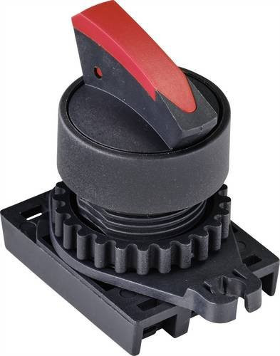 TRU COMPONENTS Wahlschalter Knebel TC-9860116 S2SRN-S3AR Rot 1 x 90° - Bild 1