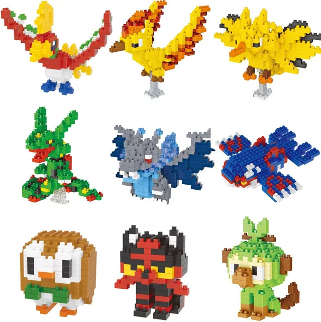 LNO Pokémon Micro Bausteine 3D Modell Figuren, ab 14 Jahren - Bild 1