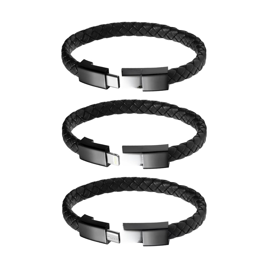 mprainbow Lederseil-Armband, Schwarz, Herren - Bild 7