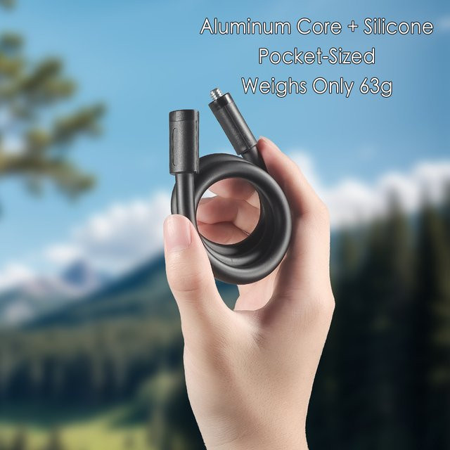FEICHAO Magnetische Kamerahalterung mit 1/4 Zoll Stativadapter in Schwarz für GoPro, DJI, Insta360 und Actioncams - Bild 1