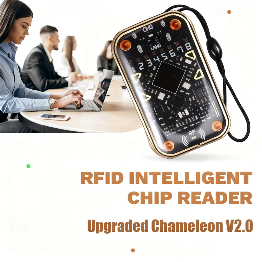 Chameleon Ultra kontaktloser Smartcard-Emulator in Schwarz, kompatibler NFC Read Writer RFID Smart Chip ID IC Reader Tag Copyer - Bild 5