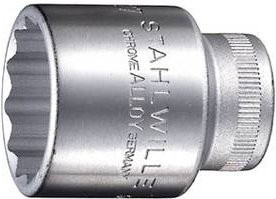 Stahlwille Außen-Sechskant Steckschlüsseleinsatz 18 mm in 1/2 Zoll, Silber - Bild 1