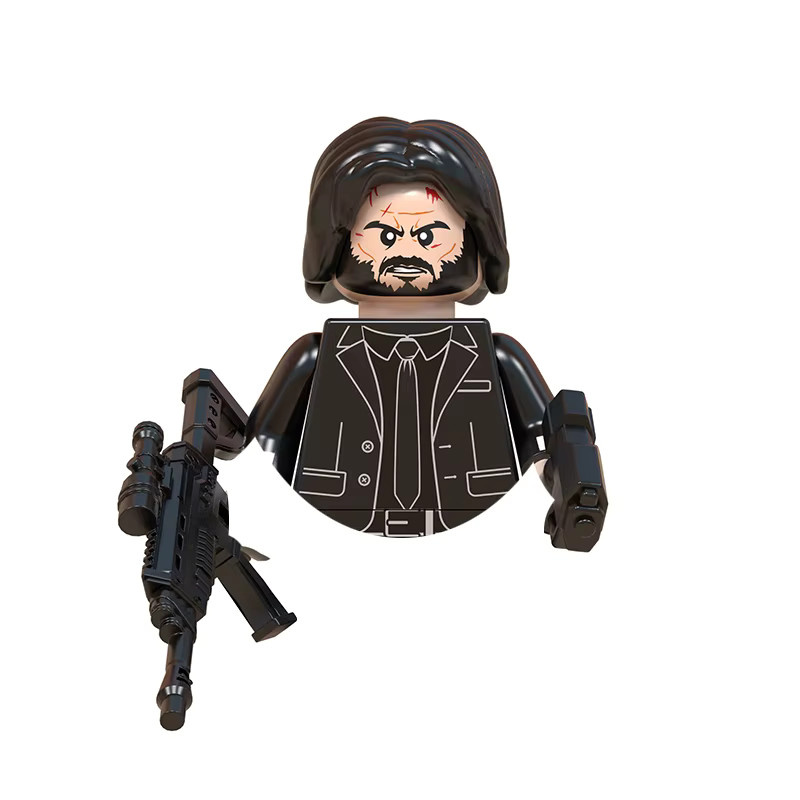 Hot Toys John Wick Zurück in die Zukunft, Minifiguren, DIY Mini Actionfiguren - Bild 3