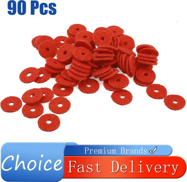 IRIN Klavier Tuning Tools Set mit 90 Stück Filz Pads als Ersatzteile für die Tastatur in Rot, 1mm Dicke - Bild 1