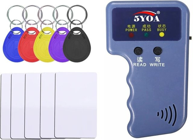 RFID Kopierer und Programmierer für EM4100 TK4100 EM4305 T5577 ID Keyfobs und Karten mit 125KHz Lesefunktion - Bild 1