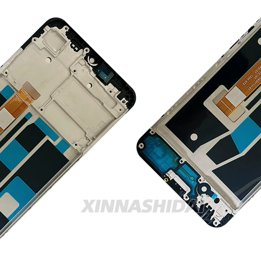 OPPO A16 LCD-Display mit Touchscreen und Digitizer-Rahmen-Baugruppe in Schwarz - Bild 4