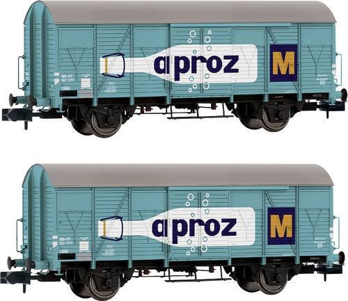 Arnold HN6683 Gedeckter Güterwagen K4, 2er-Set, 1:87