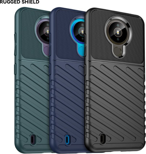 Stoßfeste Silikon-Handyhülle für Nokia 1,4 in Blau - Bild 1