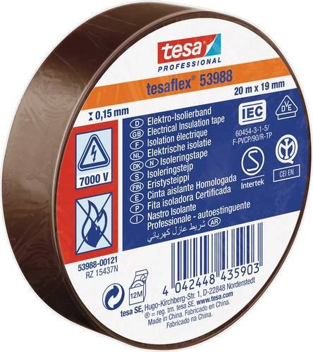 tesa Professional Isolierband Braun Breite: 19 mm, Länge: 20 m - Bild 1