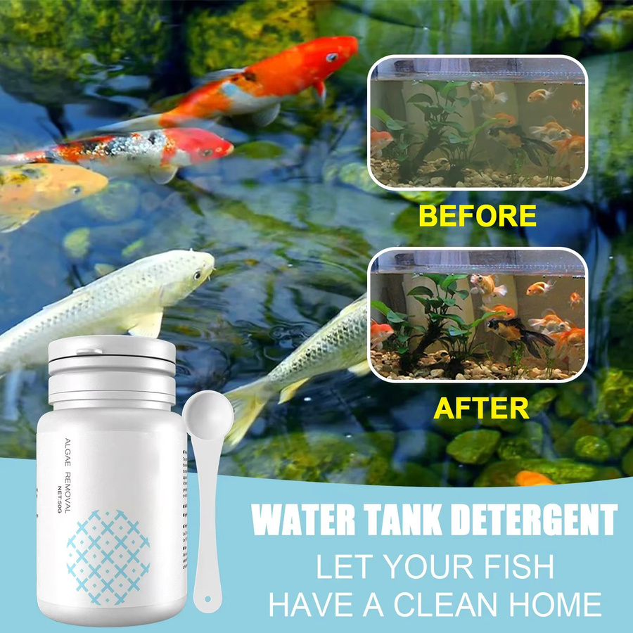 Algenkontrolltabletten zur Aquarienpflege und Geruchsentfernung in Weiß - Bild 2