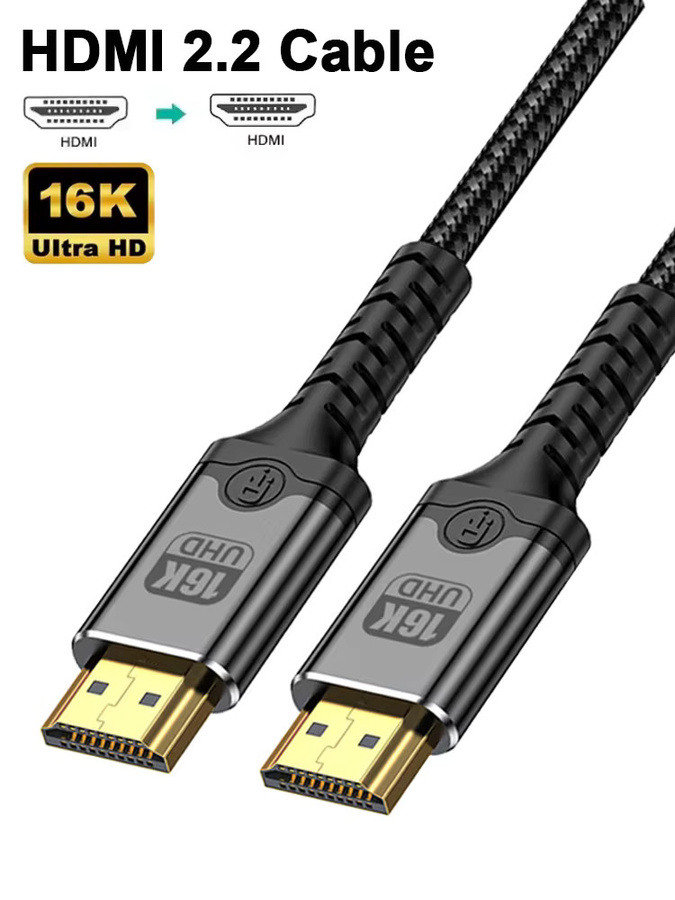 DOONJIEY HDMI 2.2 Kabel mit 16K@60Hz, 8K@60Hz und 96Gbps für PS5, PS6, Laptop und Heimkino mit eARC, ARC und HDR - Bild 4