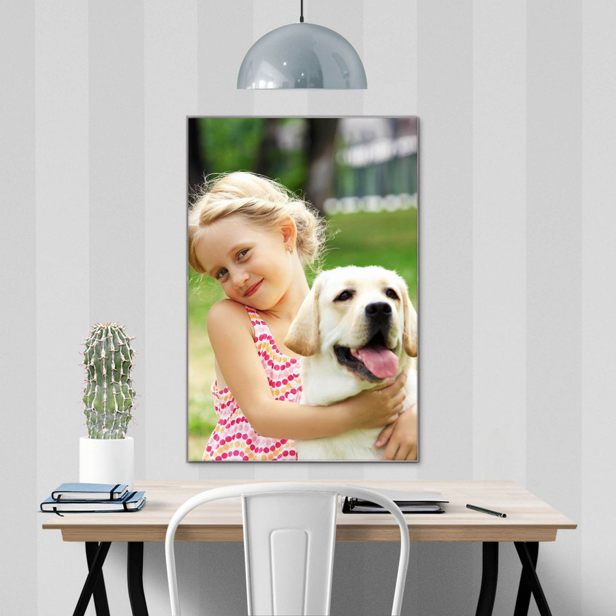 Banjado Glas Magnettafel Motiv Wunschmotiv, rahmenlos, Hochformat, B: 50 cm, H: 75 cm - Bild 1