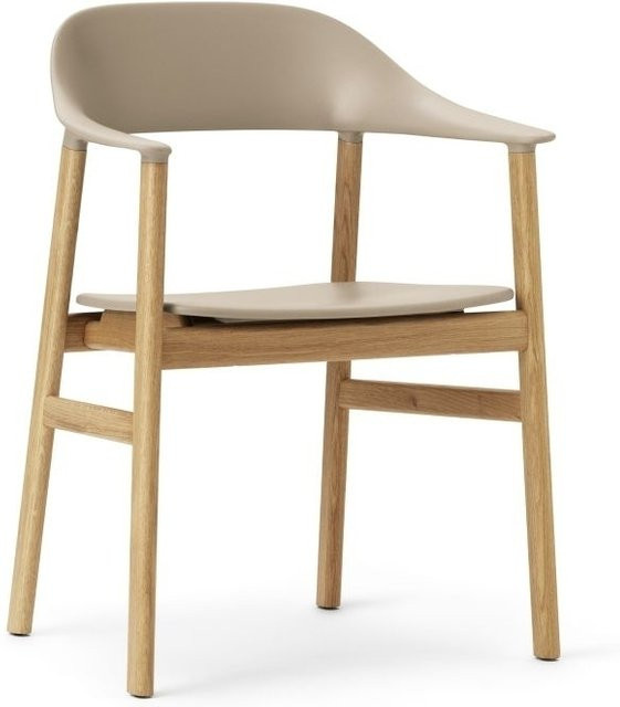 Normann Copenhagen Herit Armlehnstuhl in Beige aus Kunststoff und Schaumstoff - Bild 1