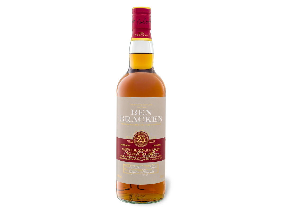 Ben Bracken Speyside Single Malt Scotch Whisky 25 Jahre 0,7 l - Bild 2