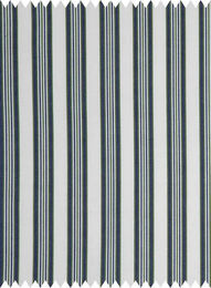 Quenin Textilstoff Houlgate in Weiß mit geometrischem Streifenmuster im maritimen Design - Bild 1