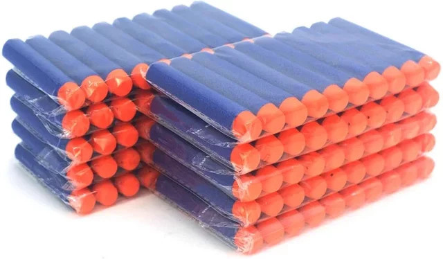 Nerf EVA Soft-Bullet Spielzeugpistolen-Schaumstoffgeschosse, 100 Stück - Bild 1