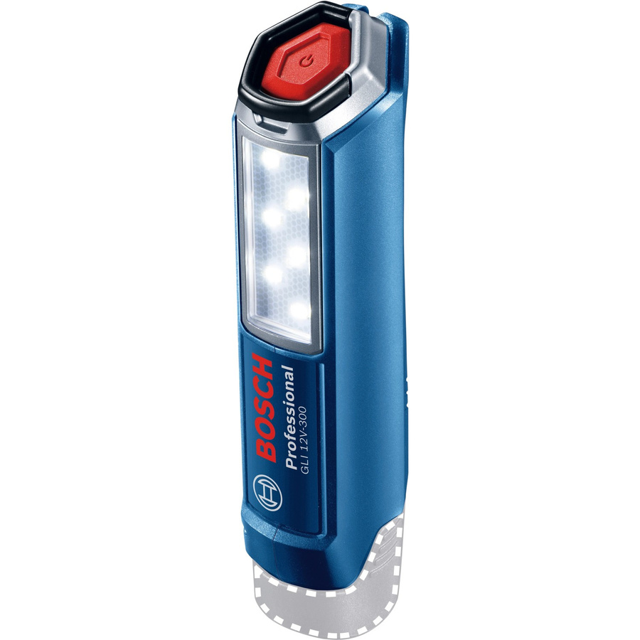 Bosch Professional LED-Arbeitsleuchte GLI 12V-300 Solo in Weiß-Blau mit 300 lm - Bild 2