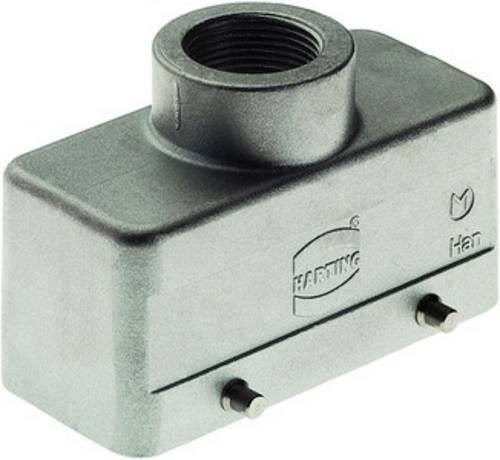 Harting Tüllengehäuse 19628101420 aus Aluminium in Grau - Bild 1