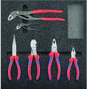 Knipex Werkzeugmodul 1/3 Zangen in Rot - Bild 1