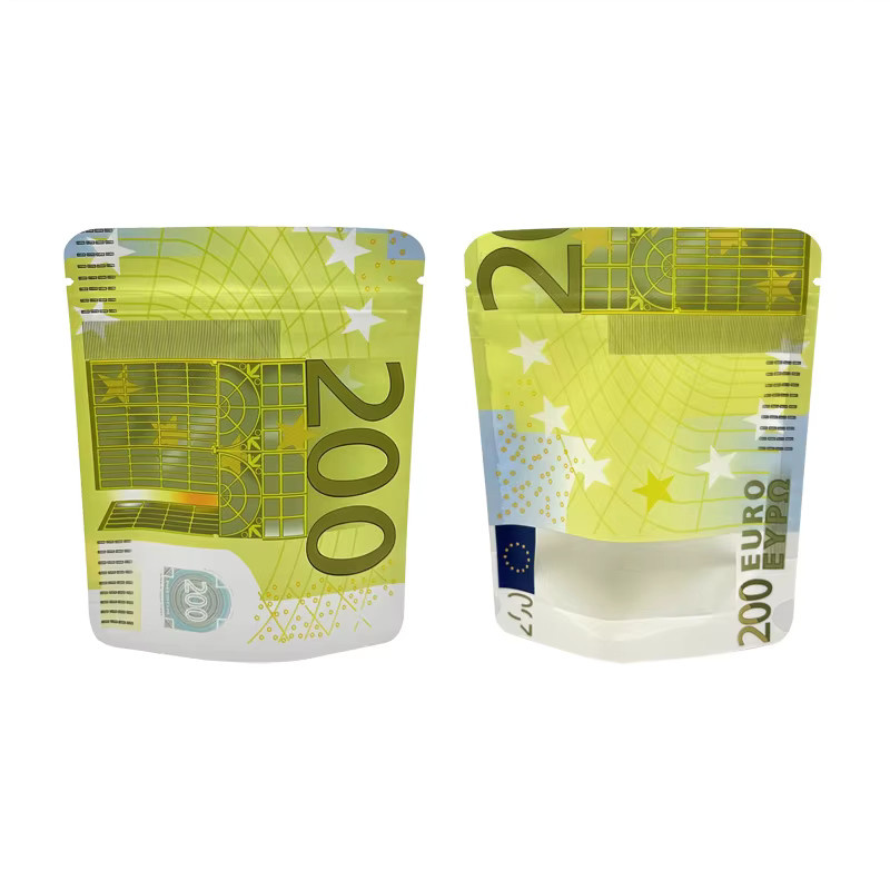 15 Stück Mylar-Beutel mit transparentem Fenster und Reißverschluss, B: 10 cm, H: 12 cm - Bild 2