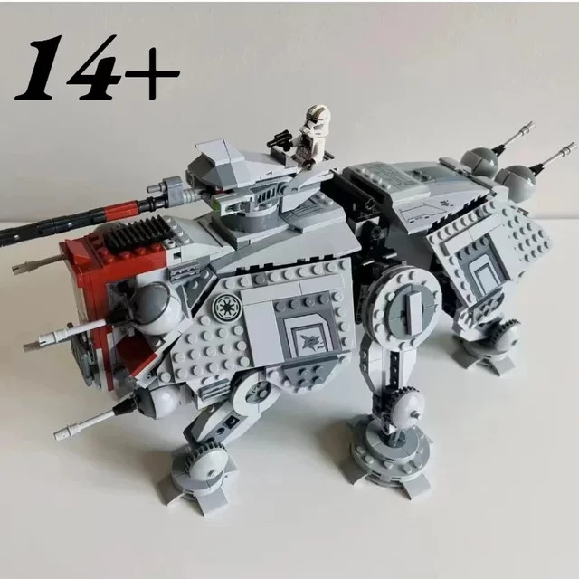 Hot Toys Star Wars AT-TE Baustein-Bausatz, Allterrain-Taktikfahrzeug-Modell, 1082 Teile, ab 14 Jahre - Bild 1
