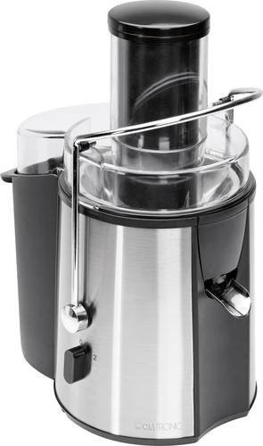 Clatronic Profi-Automatik-Entsafter AE 3532 in Edelstahl und Schwarz mit 1000W und direktem Saftauslauf - Bild 1