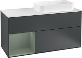 V&B Waschtischunterschrank Finion in Lackoptik, Breite: 120 cm, Tiefe: 50,1 cm, Höhe: 50,1 cm - Bild 1