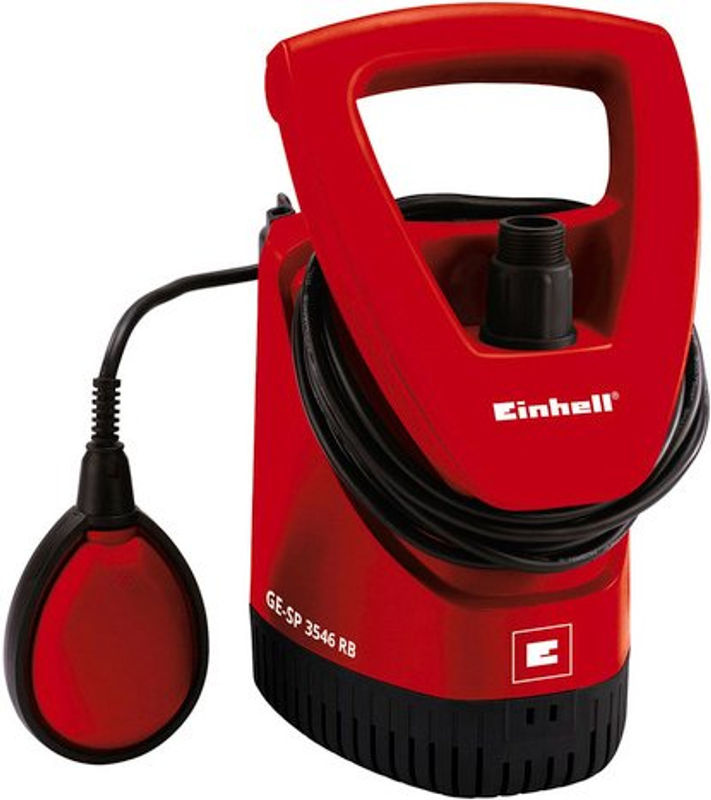 Einhell Regenfasspumpe GE-SP 3546 RB in Rot mit 4600 l/h und 11 m Förderhöhe - Bild 2