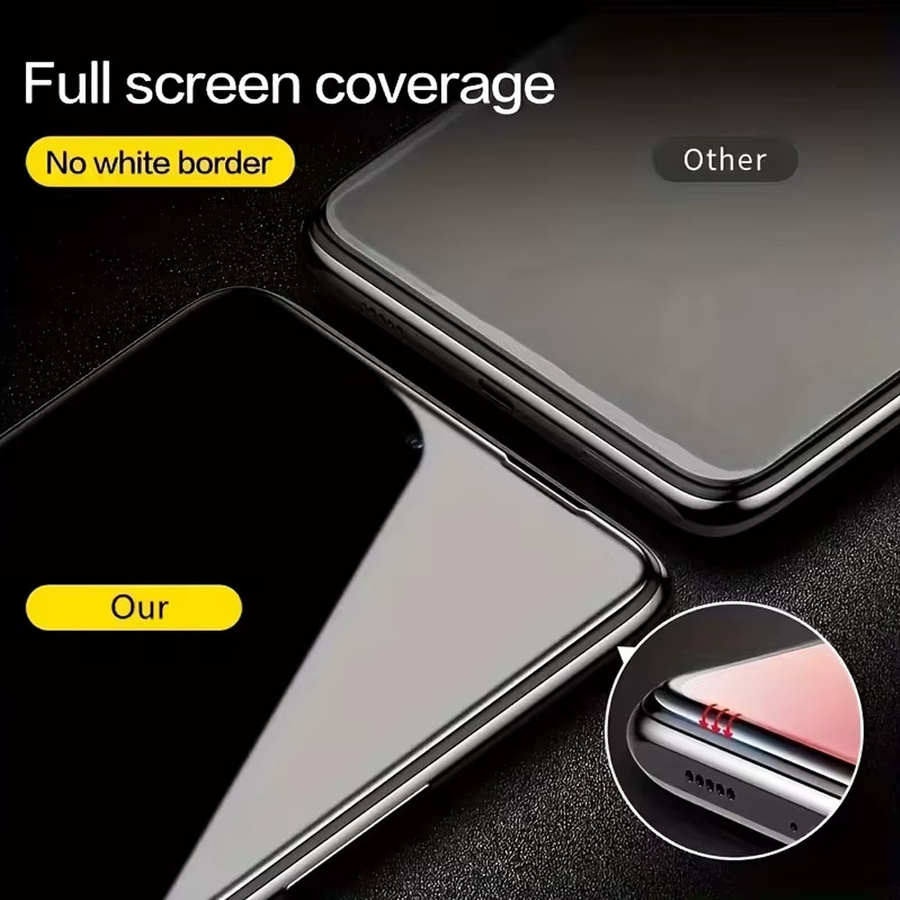 Kardeem 9D Panzerglas Displayschutz transparent für iPhone Modelle - Bild 3