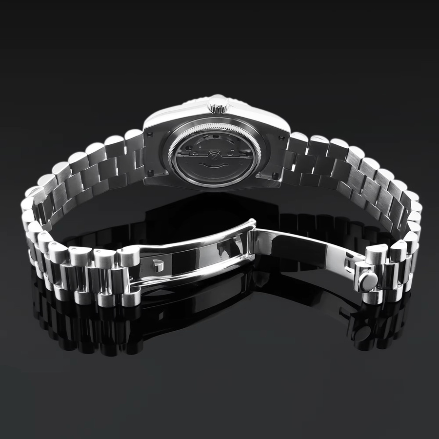 Corgeut Armbanduhr, Automatik, Edelstahl, Schwarz, 39 mm, Herren - Bild 1