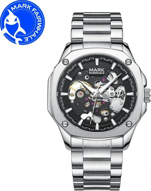 MARK FAIRWHALE Armbanduhr, Automatik, Edelstahl, Silber, Herren - Bild 1