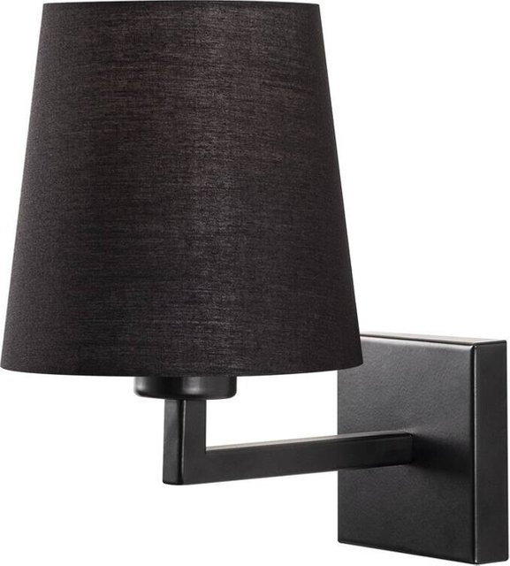 Opviq Wandleuchte aus Metall in Schwarz mit E27 Fassung, B/H/T: 24 x 30 x 18 cm - Bild 1