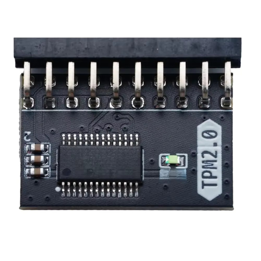 20-poliges TPM 2.0 Schutzmodul für Asus und Gigabyte, Farbe: Schwarz - Bild 4